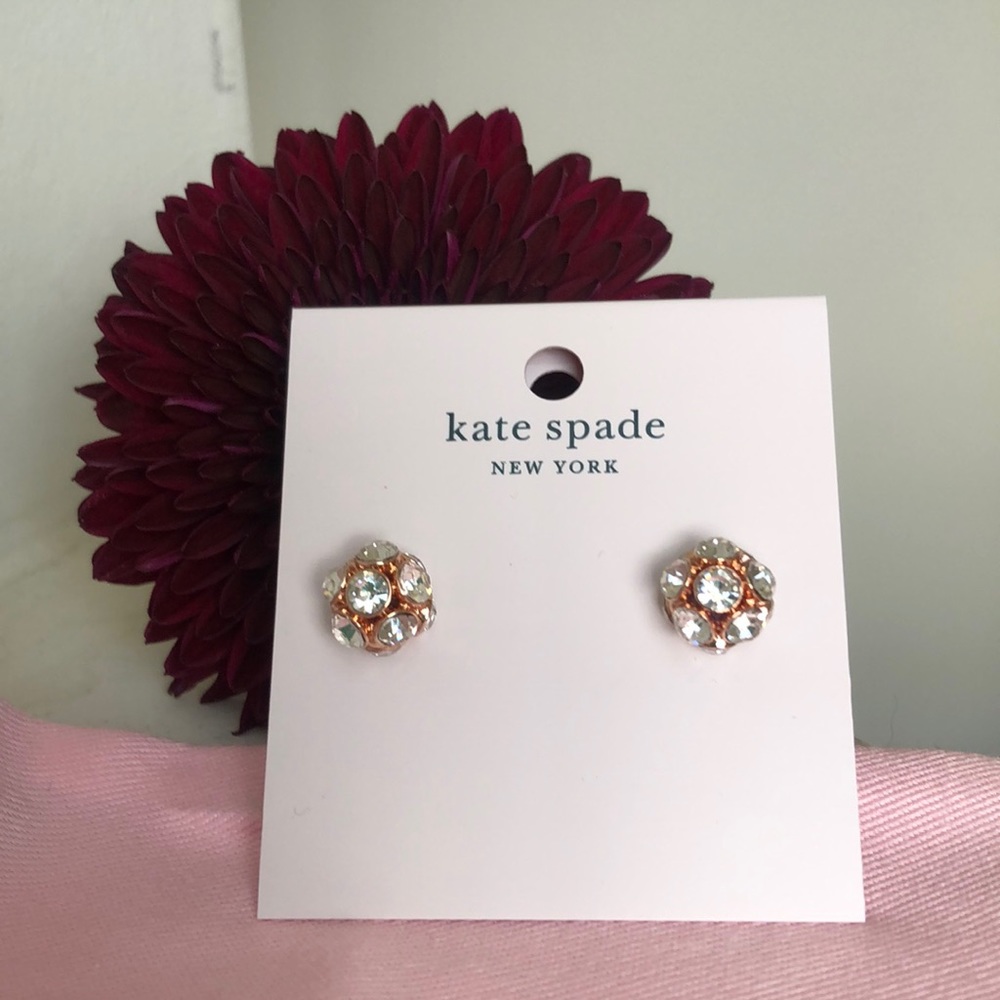 Kate Spade Rose Gold Time to Shine Earring Studs